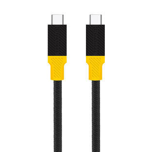 Tactical BlackBird kabel USB4 1m, Black/Yellow 