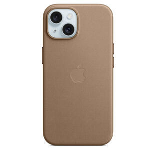 iPhone 15 FineWoven Case MagSafe Taupe