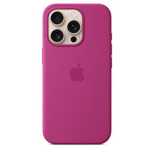 iPhone 16 Pro Silicone Case MagSafe Fuchsia