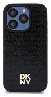 DKNY Repeat Pattern Stack iPhone 12/12 Pro, Black