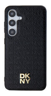 DKNY Repeat Pattern Stack Logo S. Galaxy S24,Black
