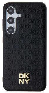 DKNY Repeat Pattern Stack Logo Galaxy S24+, Black