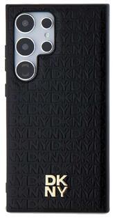 DKNY Repeat Pattern Stack Logo Galaxy S24U, Black