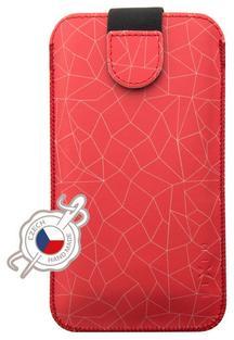 FIXED Soft Slim pouzdro se zavíráním 3XL, Red Mesh