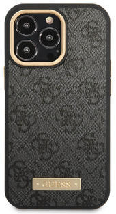 Guess PU 4G MagSafe Case iPhone 14 Pro Max, Black