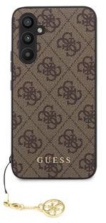 Guess Charms Hard Case 4G Samsung A54 5G, Brown