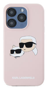 Karl Lagerfeld Si. Double Heads iPhone 15 Pro Pink