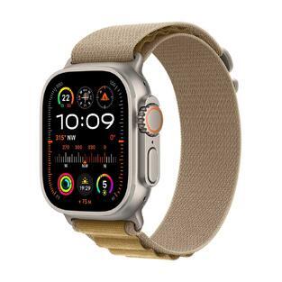 Apple Watch Ultra 2 49mm Natural Titan, Tan Alpi,M