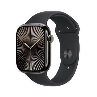 Apple Watch S10 Cell 42mm S.Titan, Black SB, M/L