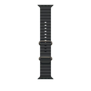 Apple 49mm Ocean Band Natural Tit. Black