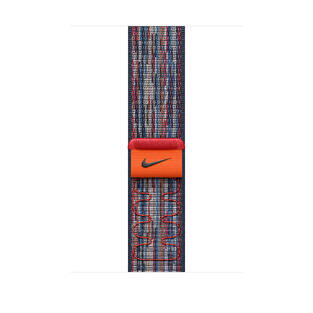 Apple 46mm Nike Sport Loop Blue/Red