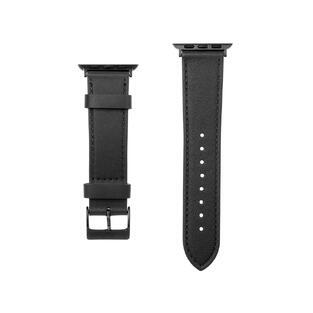 FIXED Leather Strap pro Apple 42/44/45/49mm, Black