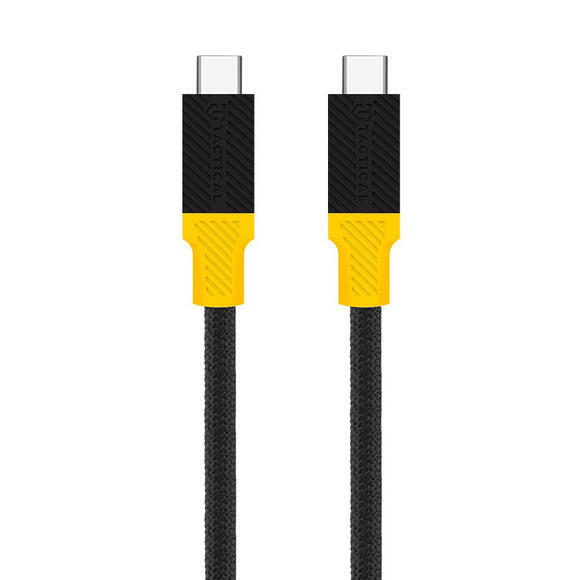 Tactical BlackBird kabel USB4 1m, Black/Yellow 1