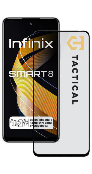 Tactical Glass 5D Infinix Smart 8, Black1