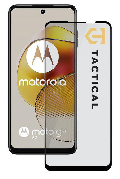 Tactical Glass 5D Motorola G73, Black1