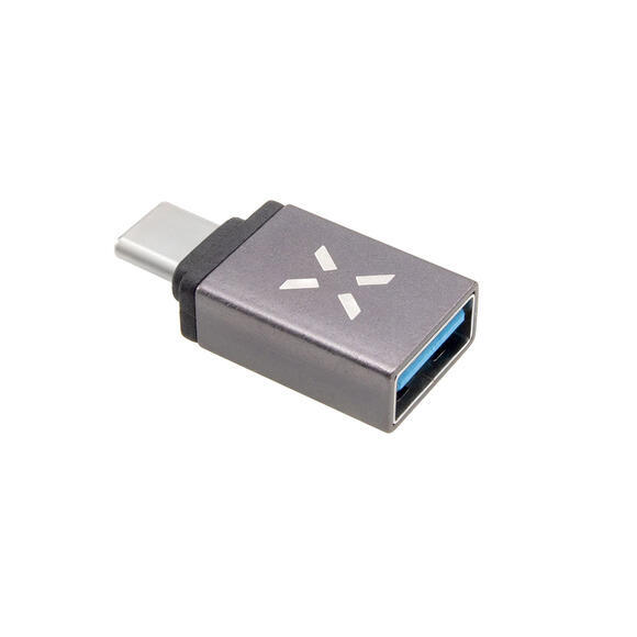 FIXED Link USB-A na USB-C redukce z hliníku, Grey1