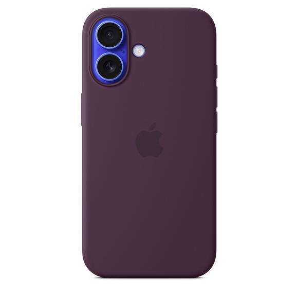 iPhone 16 Silicone Case MagSafe Plum1