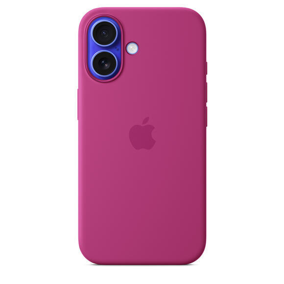 iPhone 16 Silicone Case MagSafe Fuchsia1