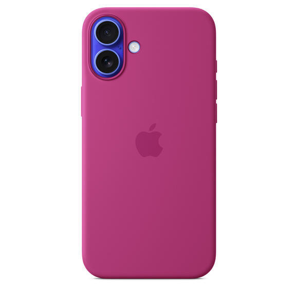 iPhone 16 Plus Silicone Case MagSafe Fuchsia1