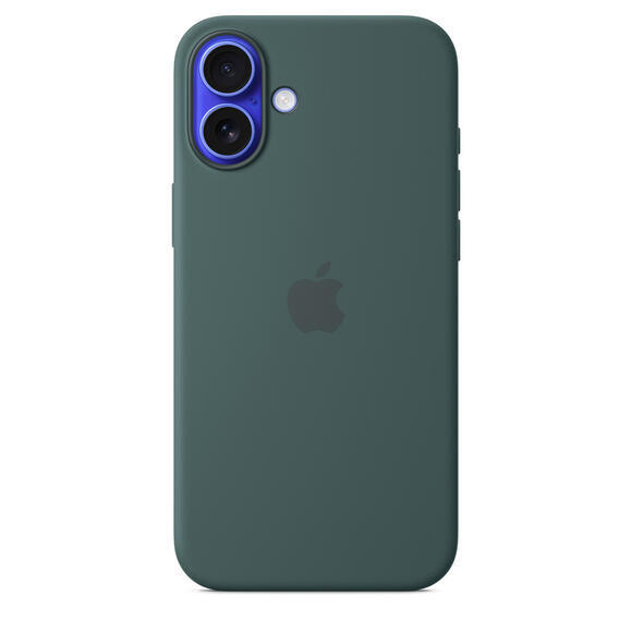 iPhone 16 Plus Silicone Case MagSafe Lake Green1