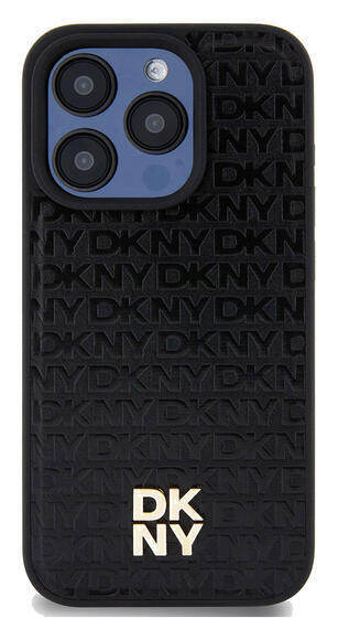 DKNY Repeat Pattern Stack iPhone 12/12 Pro, Black1