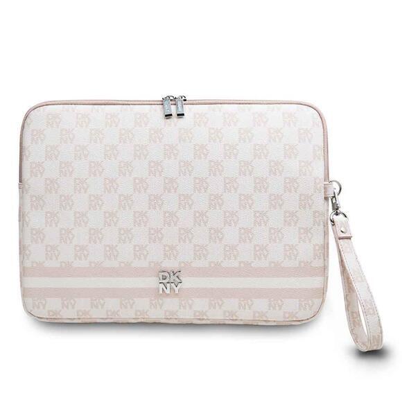 DKNY Checkered Pattern and Stripe 13/14", Pink1