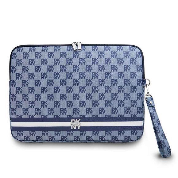 DKNY Checkered Pattern and Stripe 13/14", Blue1