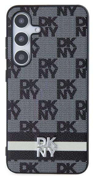 DKNY Checkered Pattern and Stripe Galaxy S24,Black1