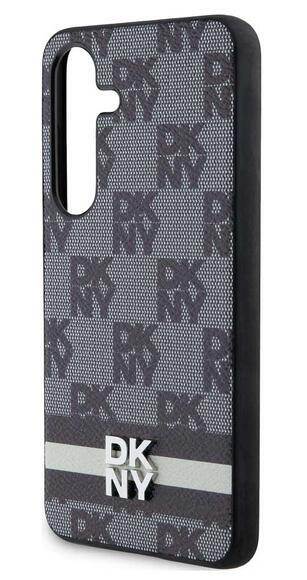 DKNY Checkered Pattern and Stripe Galaxy S24+,Blac1