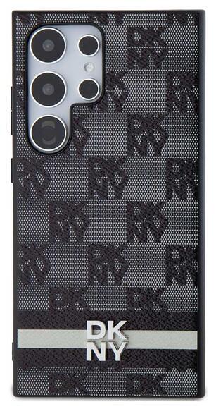 DKNY Checkered Pattern and Stripe Galaxy S24U,Blac1