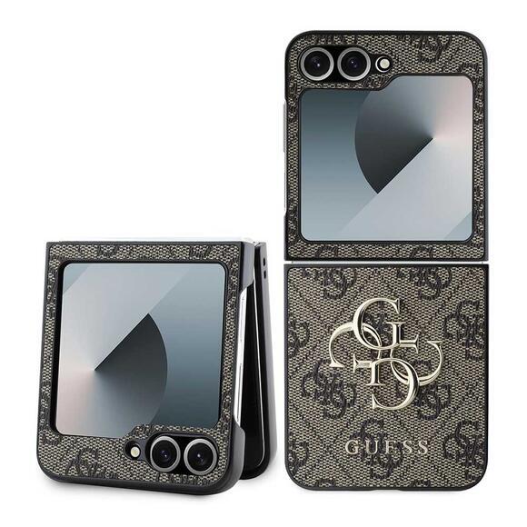 Guess 4G Metal Logo Case Sam. Galaxy Z Flip6,Brown1