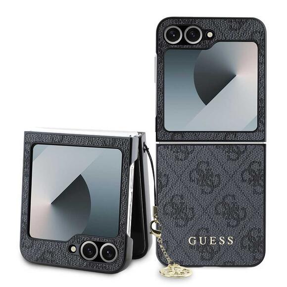 Guess 4G Charm Hard Case Galaxy Z Flip6, Grey1