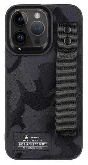 Tactical Camo Troop kryt iPhone 14 Pro Max, Black1