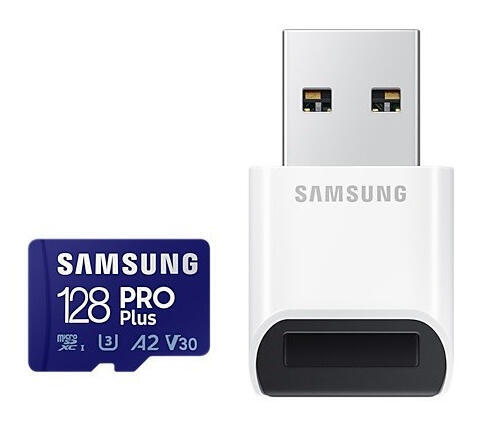 Samsung micro SDXC 128GB PRO Plus + USB adaptér1