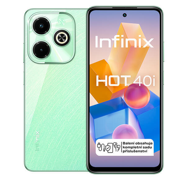 Infinix Hot 40i 128+4GB Starfall Green1