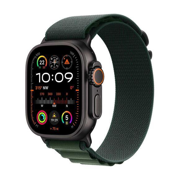 Apple Watch Ultra 2 49mm Black Titan, Green Alpine, S1