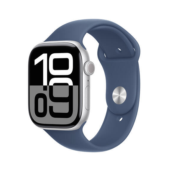 Apple Watch S10 Cell 42mm Silver, Denim SB, S/M1