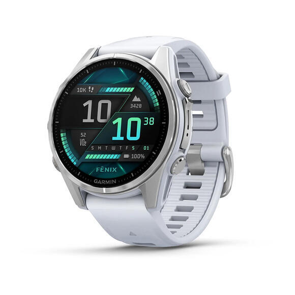 Garmin fenix 8 43mm,AMOLED,Glass,Sil/White SB1