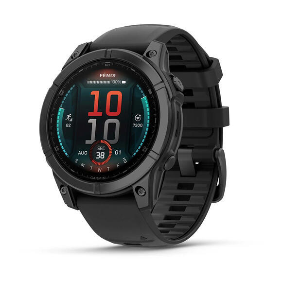 Garmin fenix E,47mm,Slate Gray Steel/Black SB1