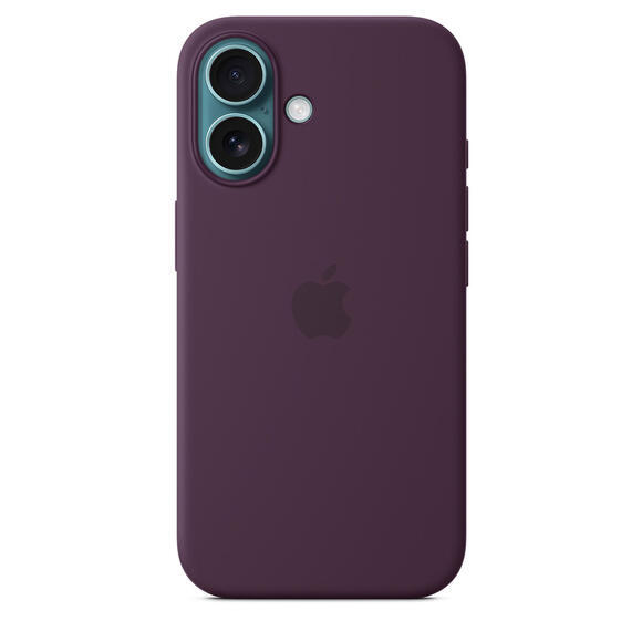 iPhone 16 Silicone Case MagSafe Plum2