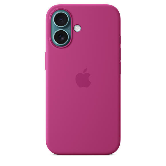 iPhone 16 Silicone Case MagSafe Fuchsia2