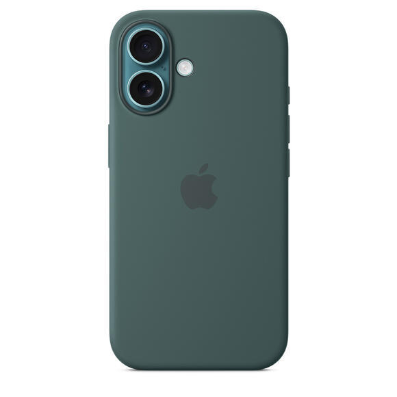 iPhone 16 Silicone Case MagSafe Lake Green2