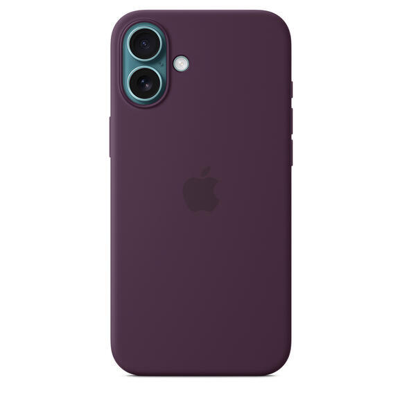 iPhone 16 Plus Silicone Case MagSafe Plum2