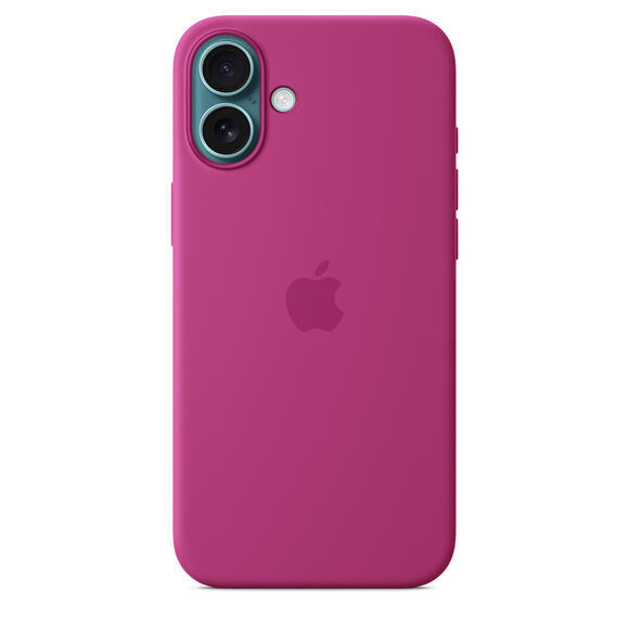 iPhone 16 Plus Silicone Case MagSafe Fuchsia2