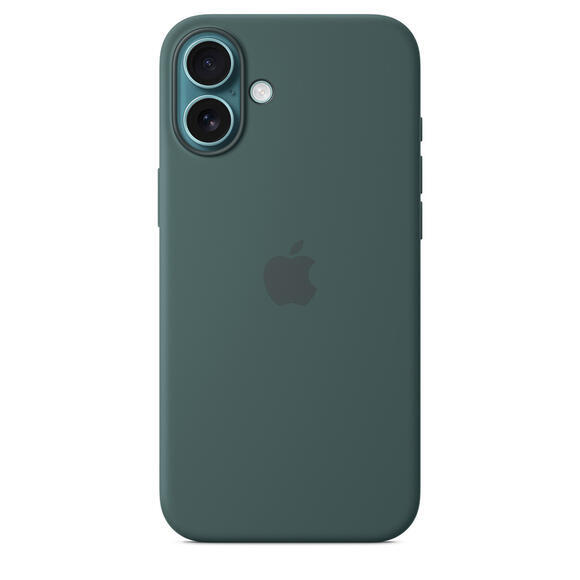 iPhone 16 Plus Silicone Case MagSafe Lake Green2