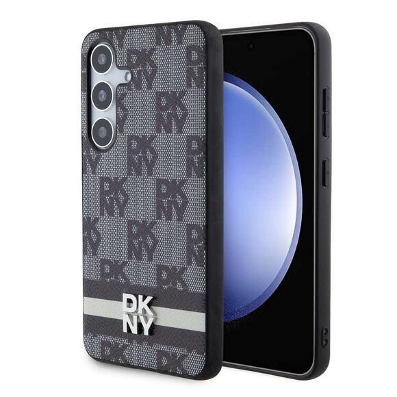 DKNY Checkered Pattern and Stripe Galaxy S24,Black2