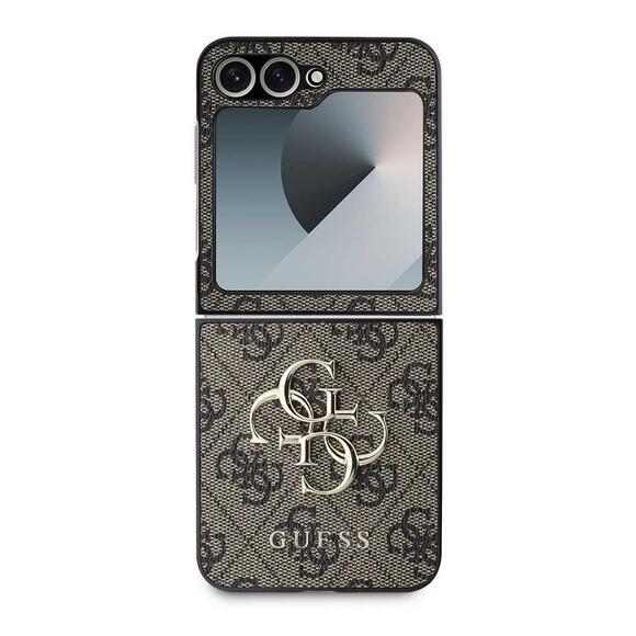 Guess 4G Metal Logo Case Sam. Galaxy Z Flip6,Brown2