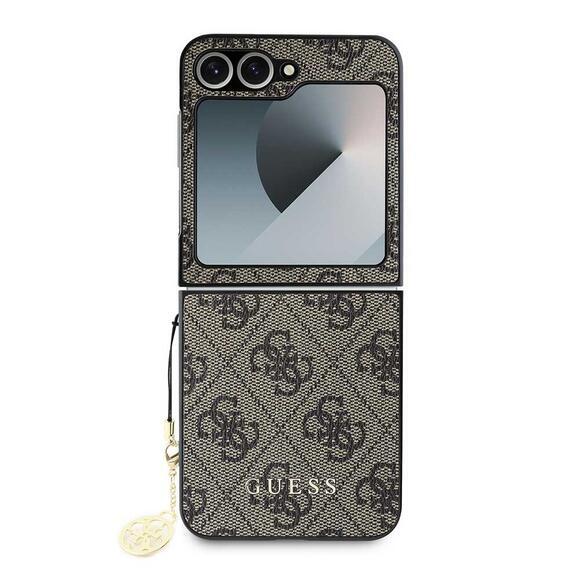 Guess 4G Charm Hard Case Galaxy Z Flip6, Brown2