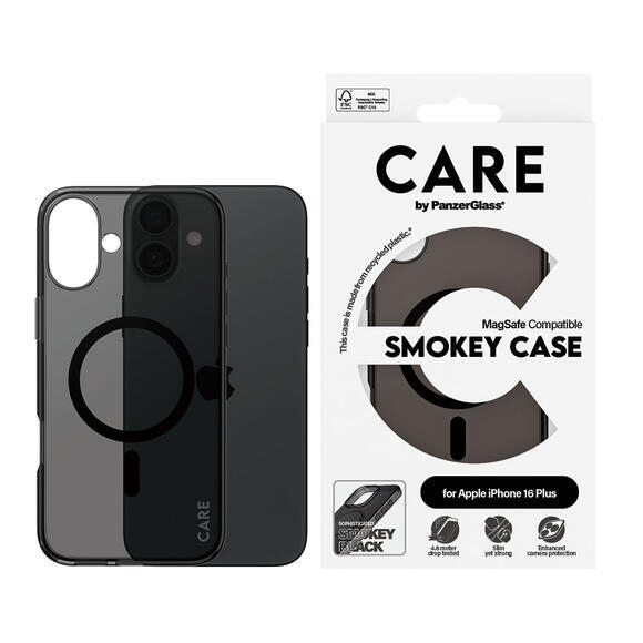 PanzerGlass Care iPhone 16 Plus MagSafe Smokey2