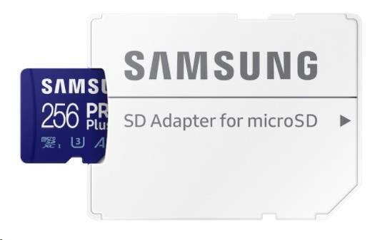 Samsung micro SDXC 256GB PRO Plus + SD adaptér2